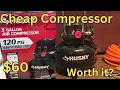 Husky 120psi Portable Electric Pancake Air Compressor 3 Air Compressor Review