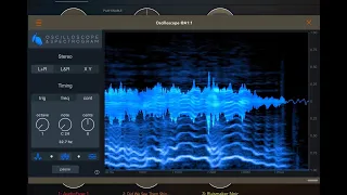 Oscilloscope Spectrogram - Analyzer Unit