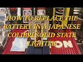 HOW TO REPLACE THE BATTERY IN A JAPANESE COLIBRI SOLID STATE LIGHTER