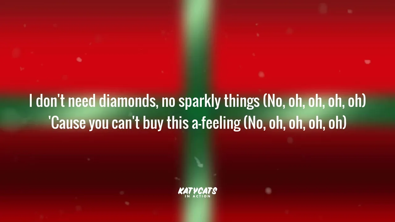 Katy Perry - Cozy Little Christmas (lyric karaoke)