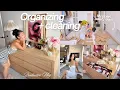 ORGANIZE WITH ME Decluttering my skincare makeup build drawer my beauty room