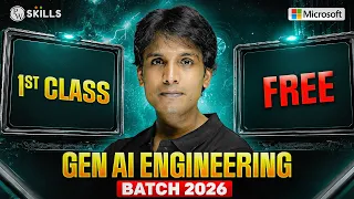 GEN AI ENGINEERING BATCH 2026  | Core Python Syntax | FIRST CLASS FREE on YouTube!