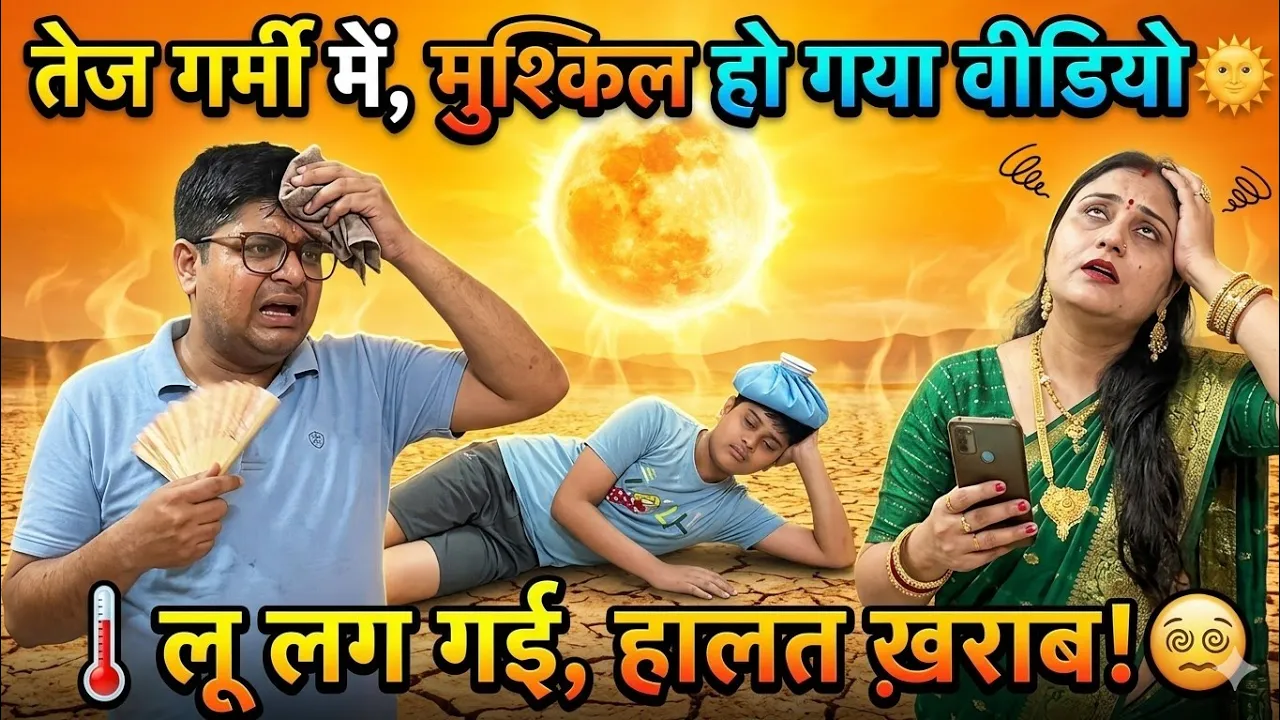वीडियो बनाना हुआ मुश्किल इतनी गर्मी में हालत भी खराब लग गई मुझे लू #hema_ki_duniya #vlog #vlogvideo poster