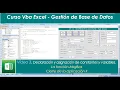 Excel VBA Course - 3 Constants and variables The MsgBox function Closing the application II