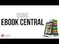 Using Ebook Central