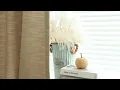 Cololeaf Linen Blend Curtains Back Tab Rod Pocket Hanging Light Noise Control