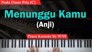 Download Anji - Menunggu Kamu Piano Karaoke Male Key MP3