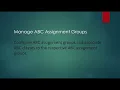 Manage ABC Assignment Groups