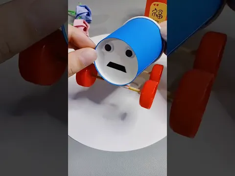 #shorts Making a Car from a Paper Cup