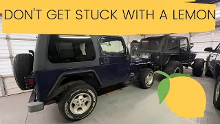Watch This BEFORE You Buy a Jeep Wrangler TJ