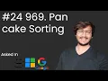 969 Pancake Sorting LeetCode