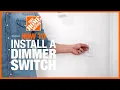 How to Install a Dimmer Switch The Home Depot