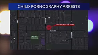 2 arrested in south Bakersfield on suspicion of child abuse material possession