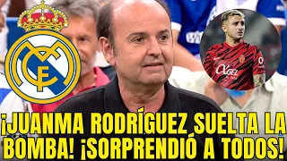 ¡JUANMA RODRÍGUEZ SUELTA LA BOMBA! ¡BRUTAL NOTICIA! ¡SORPRENDIÓ A TODOS! REAL MADRID HOY