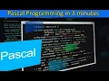 Pascal Programming in 3 minutes