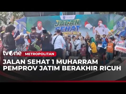 Acara Jalan Sehat di Surabaya Berujung Ricuh | Metropolitan
