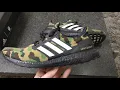 Adidas Bape Ultraboost Green Camo Unboxing Review Legit check