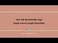 Langit Favoritku - Teddy Adhitya || Lirik🌻