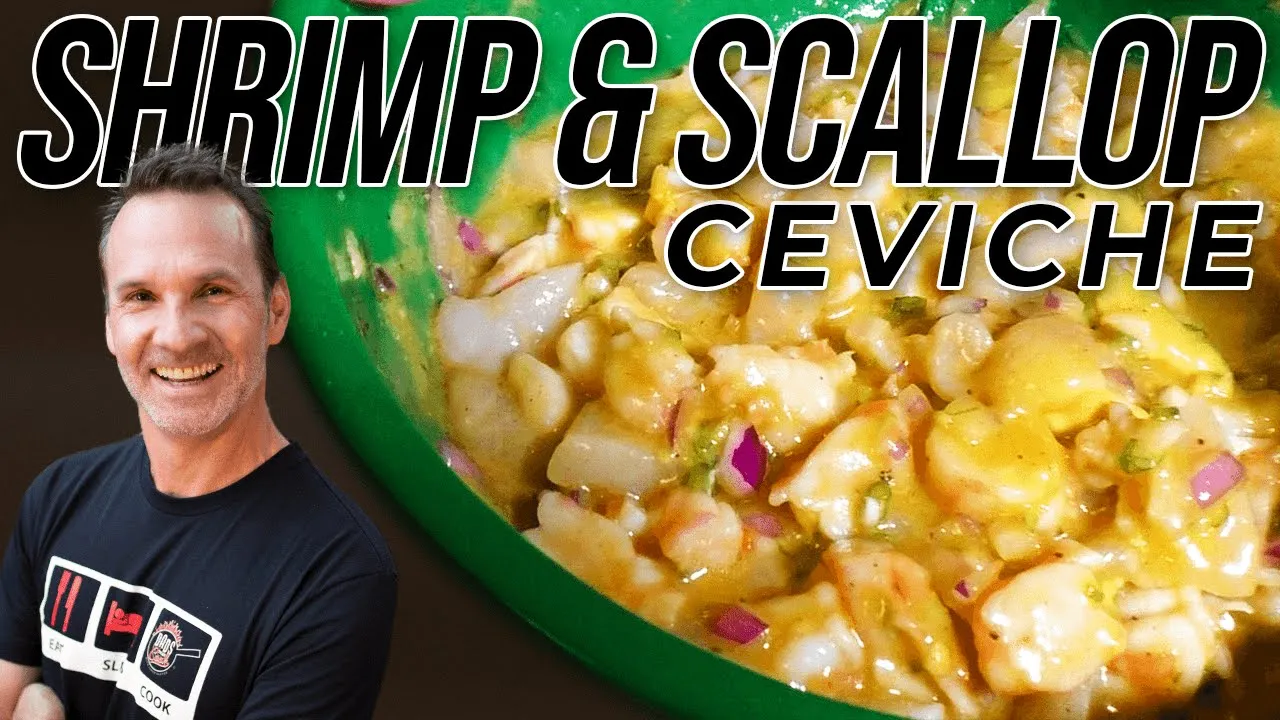 Ceviche Recipe Shrimp Scallops   DADS THAT COOK