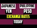 1 Japanese Yen to 1 Philippines Peso Currency Exchange Rates Today JPY to PHP 20 July 2025