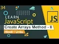 JavaScript Create Arrays Method - II Tutorial in Hindi Urdu