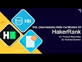 Hakerrank SQL Intermediate Certification Solutions 02 Hackerrank Certifications Solutions