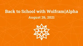 Back to School with Equation Templates from Wolfram Alpha