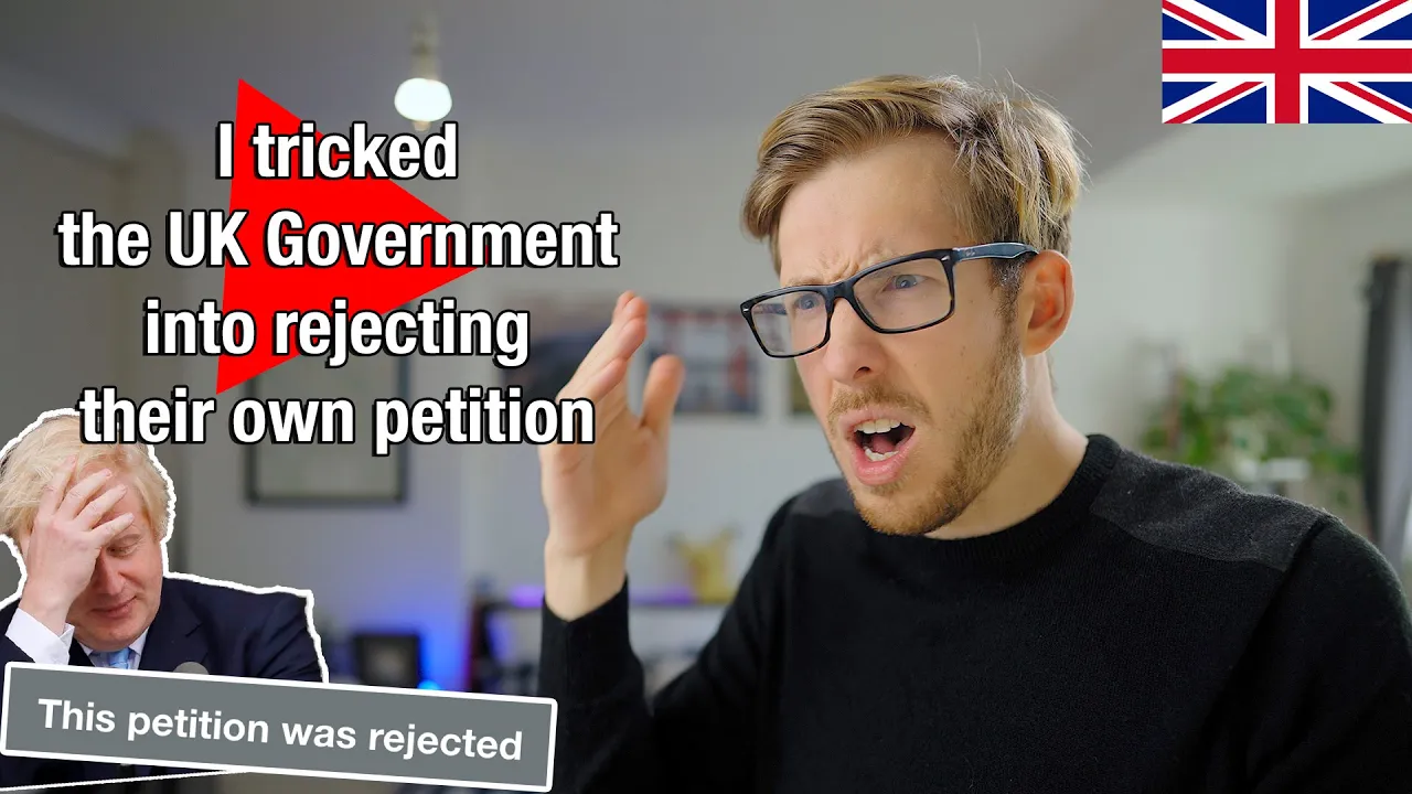 I Tricked the UK Government into Rejecting Their Own Petition