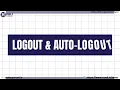 HGMS Logout Auto-Logout Function