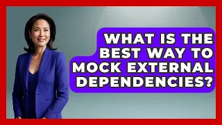 What Is The Best Way To Mock External Dependencies - Learn To Troubleshoot
