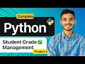 Student Grade Management System In Python Python project for beginners