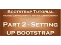 Setting up bootstrap