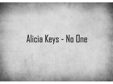 Download MP3 Alicia Keys - No One ( Audio )