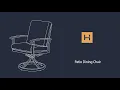 Happatio Swivel Dining Chair Installation Tutorial