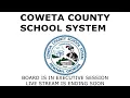 Coweta County School Board Meeting - 2022