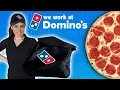 WE WORK AT DOMINOS PIZZA as Delivery Drivers for 1 Day