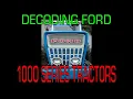 Decoding the Ford Thousand Series Tractors 6000 1962 to 1964 - Information