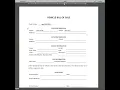 Vehicle Bill of Sale How to Make a Bill of Sale for a Car