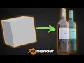 Create a Wine Bottle in Blender in 1 Minute
