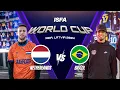 Nederland - Brazilië (Groep D) | ISFA Wereldkampioenschap 2024 - 3v3 Straatvoetbal