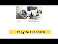 Copy To Clipboard Simple JavaScript Project for beginners Copying Text to Clipboard in HTML CSS