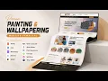 Premium Painting Wallpapering Website Template HTML CSS JavaScript Responsive Design
