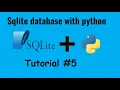 SQLite databases with python Deleting values from a table Tutorial 5