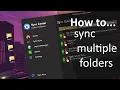How to sync multiple folders in Windows - Tutorial
