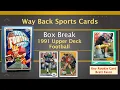 1991 Upper Deck NFL Football Cards - Brett Favre Rookie