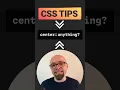 Center ANYTHING in CSS With This Line of Code