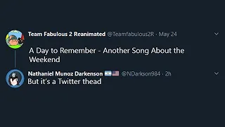 Download A Day to Remember - Another Song About the Weekend but it's a Twitter Thread MP3