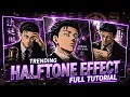 How To Make Halftone Shake Effect On Capcut Capcut Dot Effect Tutorial