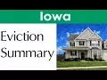Iowa Eviction Laws for Landlords and Tenants