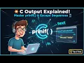 Mastering C Output Print Text New Lines and Escape Sequences